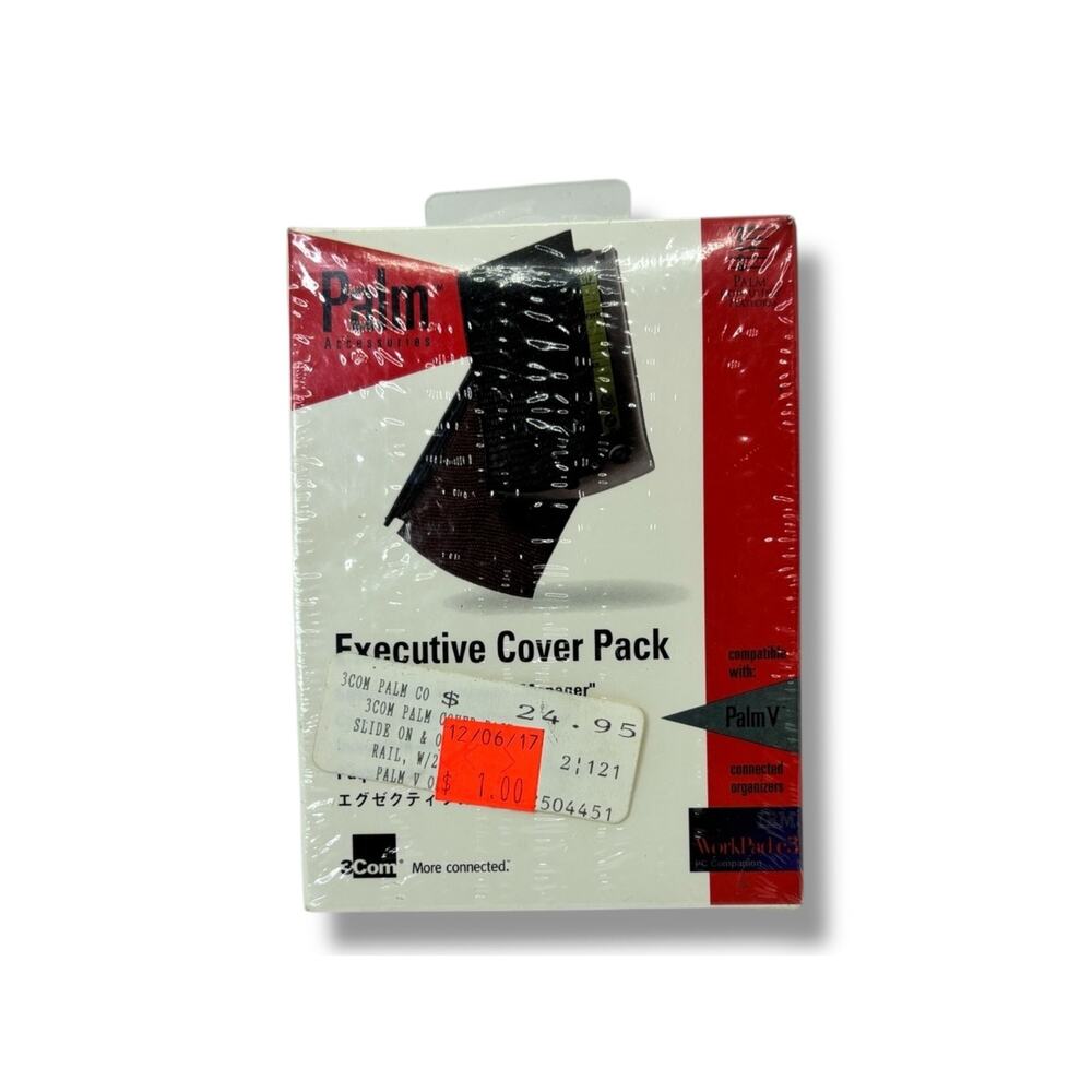 2-Palm V Handheld PDA Executive Leather Covers Black and Brown New!